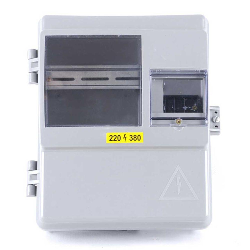 Корпус защиты КДЕ-1 с динрейкой IP 54 под 1-фаз счётчик