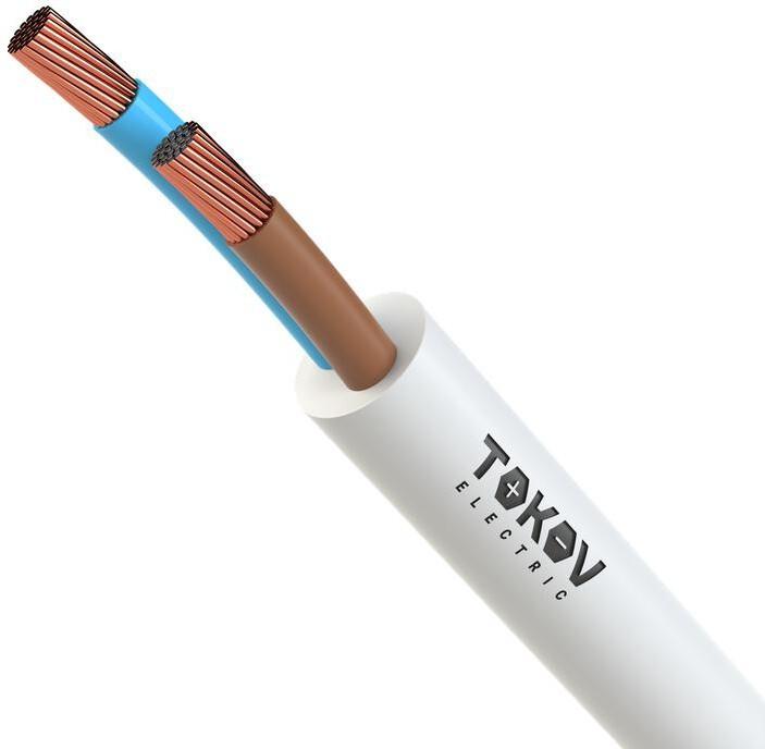 ПВС 2х1,5 белый TOKOV ELECTRIC 100м