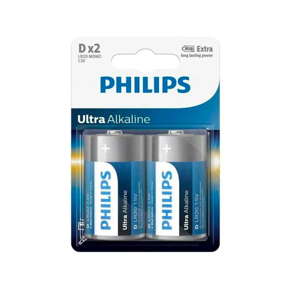 PHILIPS LR20/D BL*2